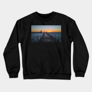 Sunrise over the North Sea - Panorama Crewneck Sweatshirt